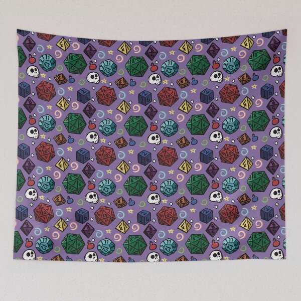 Item preview, Roll them dice! Purple versiom designed and sold by Fatdragon folklore .