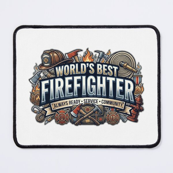 Item preview, World's Best Firefighter First Responder Hero designed and sold by CdnVeteranGraphics .
