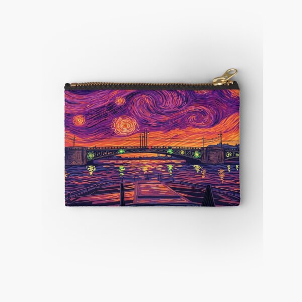 Item preview, Starry Night River Cruise: Van Gogh Inspired Cityscape designed and sold by Apex_Visuals.