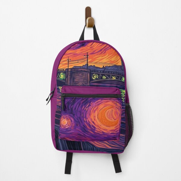 Item preview, Starry Night River Cruise: Van Gogh Inspired Cityscape designed and sold by Apex_Visuals.