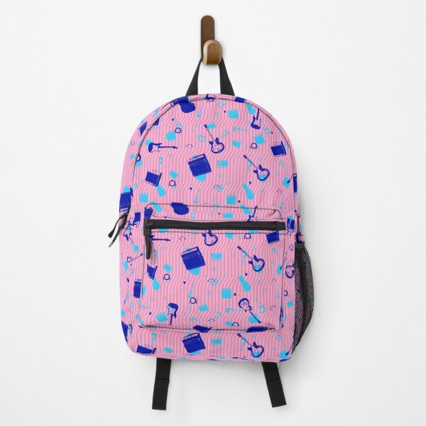 Item preview, Fun Gig Day Pattern | Pink | Guitars & Amps designed and sold by Analog Threads & Goods.