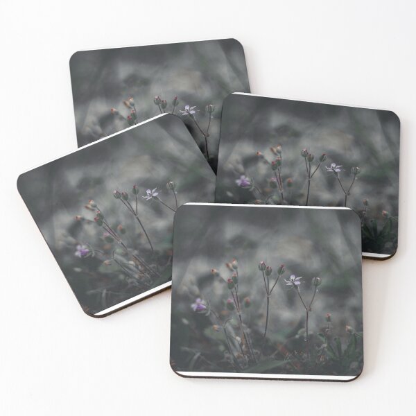 Item preview, Tiny Purple Wildflowers in the Forest designed and sold by LacArtPhoto.