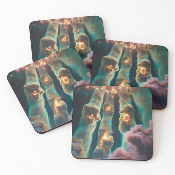 Item preview, Pillars of Creation Art — Vibrant Cosmic Nebula Print, Abstract Galaxy Space Art for Stargazers, Astronomy Lovers & Home Decor1 designed and sold by OandSDesigns23.