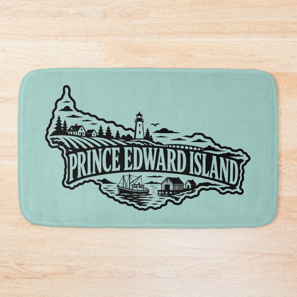 Item preview, Prince Edward Island Canada Coastal Canadian Lighthouse Heritage Silhouette designed and sold by meganohm.