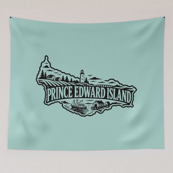Item preview, Prince Edward Island Canada Coastal Canadian Lighthouse Heritage Silhouette designed and sold by meganohm.