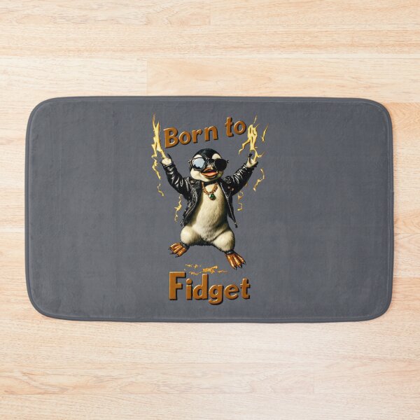 Artikelvorschau, Born to Fidget - ADHS Pinguin Rebell Vintage_03 entworfen und verkauft von Shift-Bloom.