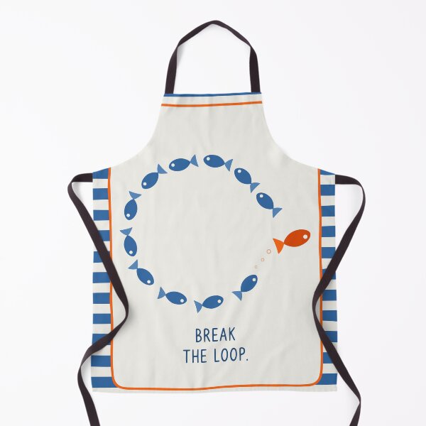 Item preview, Motivational Fish Art, Stripes Decor designed and sold by Studio pod Burom.