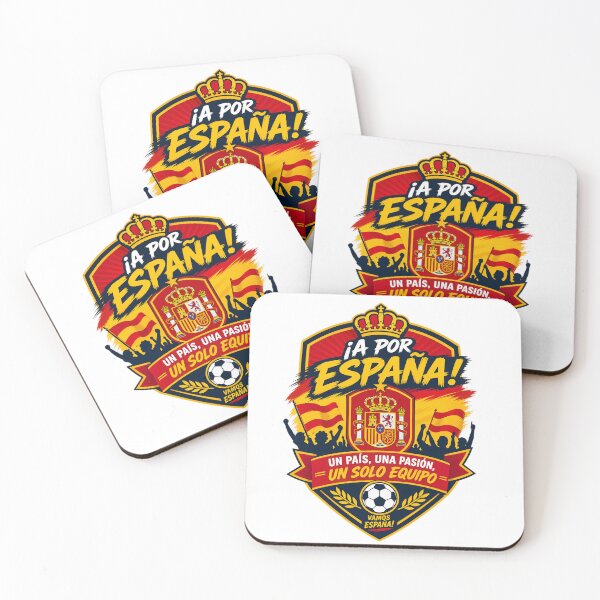Item preview, Spain Football Fans Emblem — Red & Yellow Vector Badge Design designed and sold by Jandedan.
