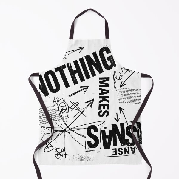 Item preview, NOTHING MAKES SENSE | Brutalist Anti Design Statement Tee designed and sold by afarkar.