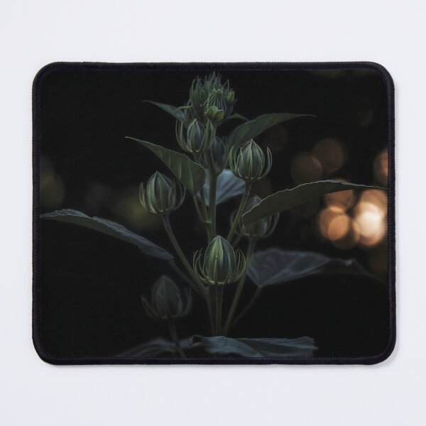 Item preview, Exotic Green Buds with Night Bokeh designed and sold by LacArtPhoto.