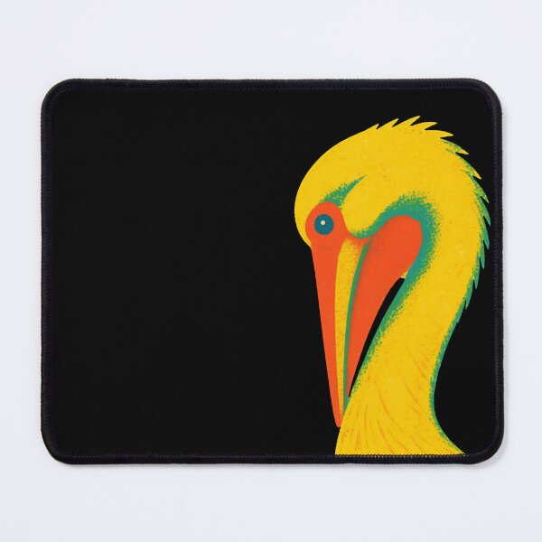Item preview, Mod Nature Art No.4: Vivid Retro Pelican designed and sold by NO BEAVER NO PUNK.