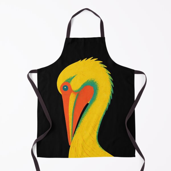 Item preview, Mod Nature Art No.4: Vivid Retro Pelican designed and sold by NO BEAVER NO PUNK.