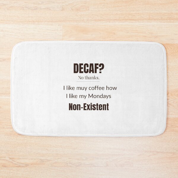 Item preview, Sarcastic Coffee Quote Gift — Decaf No Thanks Funny Coffee Tee designed and sold by AveniaOficial.