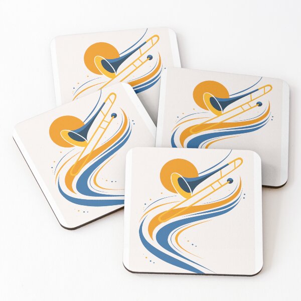 Item preview, Abstract Trombone Art designed and sold by Studio pod Burom.