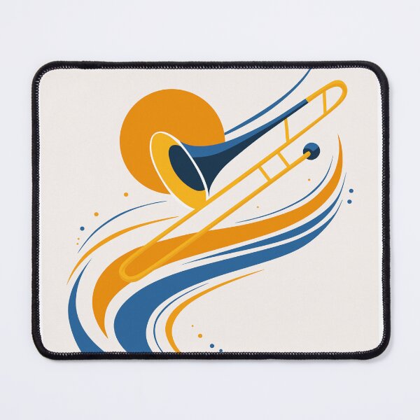 Item preview, Abstract Trombone Art designed and sold by Studio pod Burom.