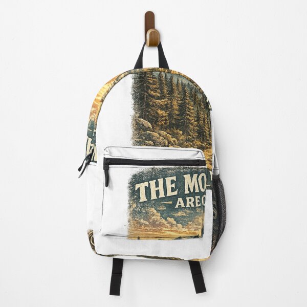 Item preview, The Mountains Are Calling And I Must Go Vintage Hiking Adventure Design designed and sold by Globivara Studio.