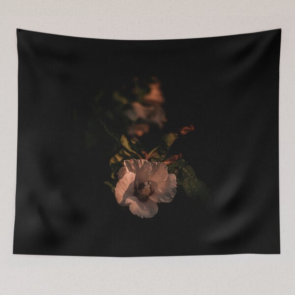 Item preview, Dark Moody Hibiscus Flower Botanical Art designed and sold by LacArtPhoto.