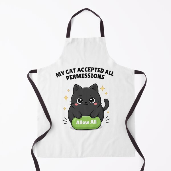 Item preview, My Cat Accepted All Permissions Funny Cat designed and sold by Bianca Oltean.