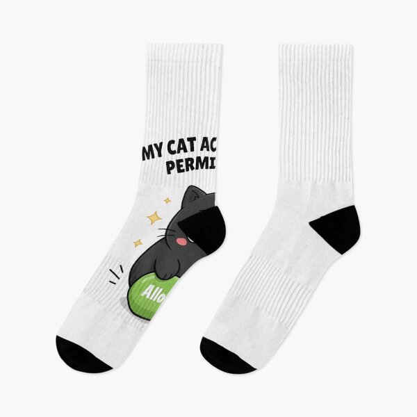 Item preview, My Cat Accepted All Permissions Funny Cat designed and sold by Bianca Oltean.