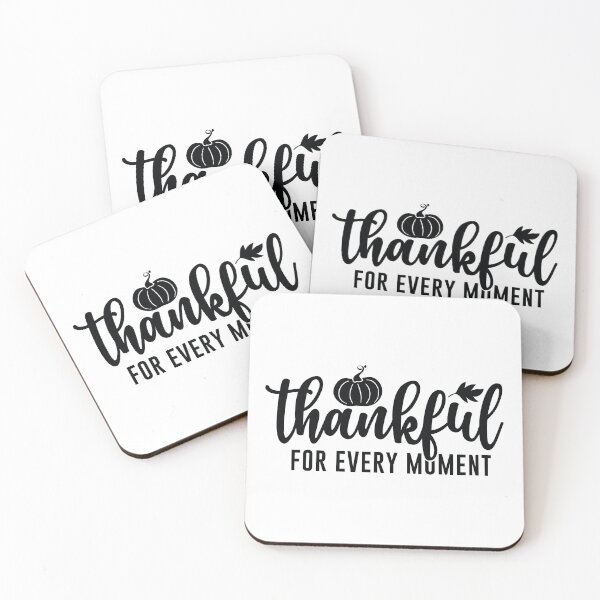 Item preview, Thankful For Every Moment - Cute Autumn Thanksgiving Holiday Turkey Feast Gift designed and sold by FuzionRaptor.