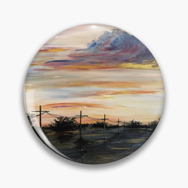 Item preview, Washed-out road, acrylic painting designed and sold by GiSilver.