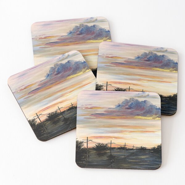 Item preview, Washed-out road, acrylic painting designed and sold by GiSilver.