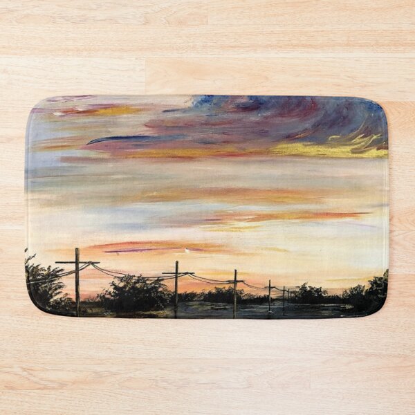 Item preview, Washed-out road, acrylic painting designed and sold by GiSilver.