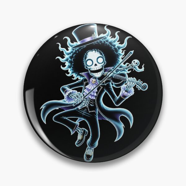 Item preview, Chibi Neon Soul Musician – Glowing Skeleton Anime Art designed and sold by GomuStyles.