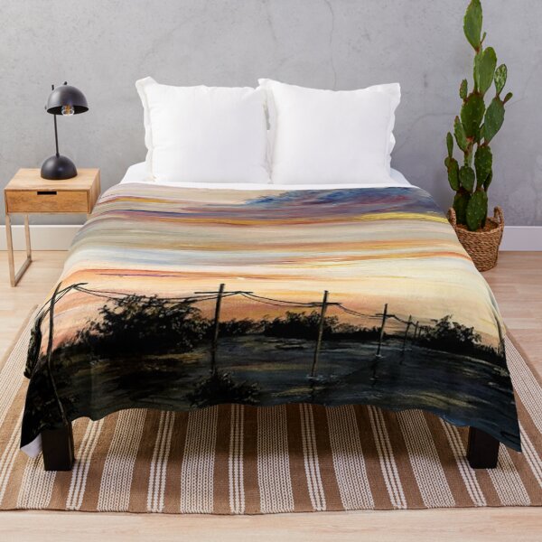 Item preview, Washed-out road, acrylic painting designed and sold by GiSilver.