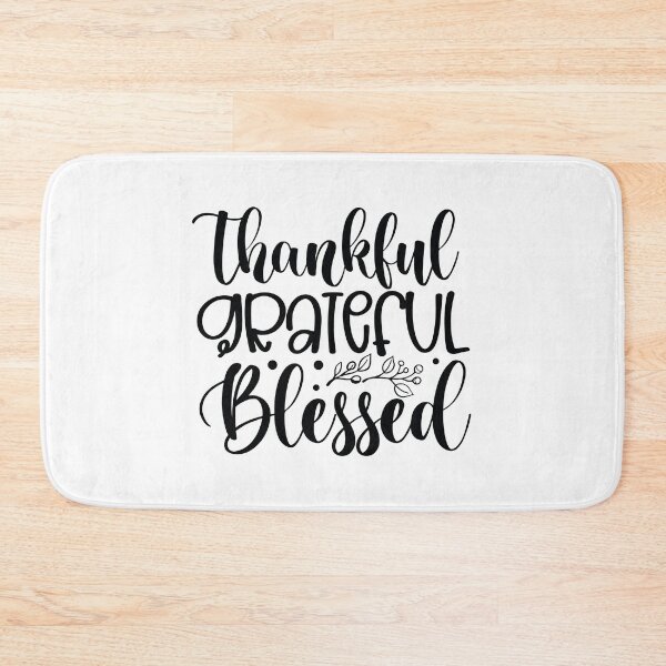 Item preview, Thankful Grateful Blessed - Cute Autumn Thanksgiving Holiday Turkey Feast Gift designed and sold by FuzionRaptor.
