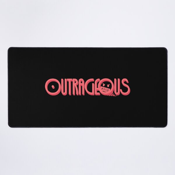Item preview, Outrageous - Retro Bold Typography - Angry Emoji designed and sold by AnAzArt.