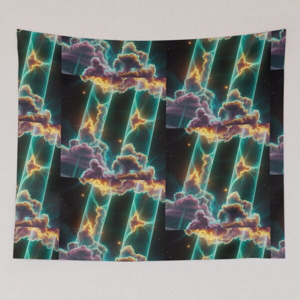 Item preview, Pillars of Creation Art — Vibrant Cosmic Nebula Print, Abstract Galaxy Space Art for Stargazers, Astronomy Lovers & Home Decor2 designed and sold by OandSDesigns23.