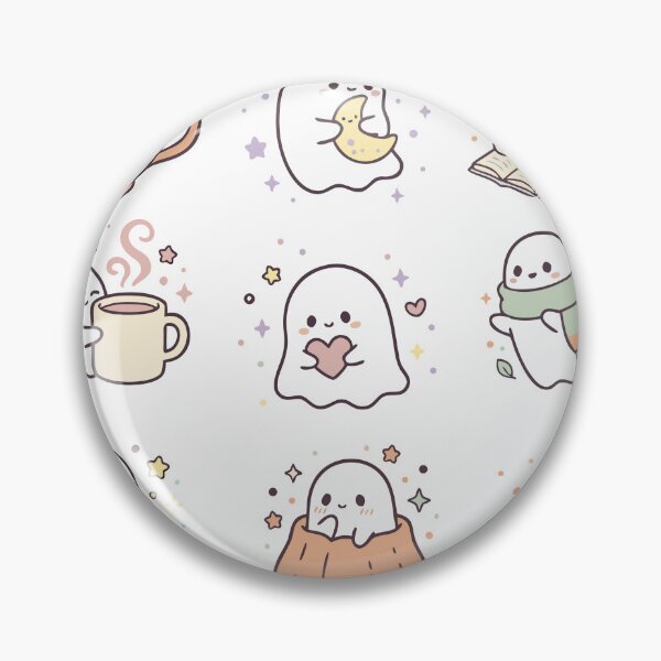 Item preview, Cute little ghost figures with cozy feeling  designed and sold by Zatch-Bell.