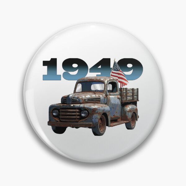 Item preview, OLD RUSTED 1949 PICKUP TRUCK, VINTAGE PICK UP, CLASSIC TRUCK designed and sold by classic car craze.