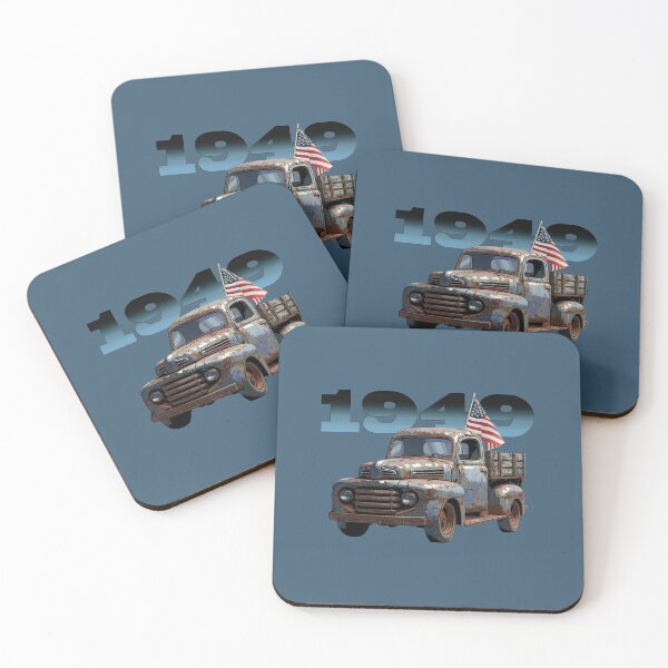 Item preview, OLD RUSTED 1949 PICKUP TRUCK, VINTAGE PICK UP, CLASSIC TRUCK designed and sold by classic car craze.