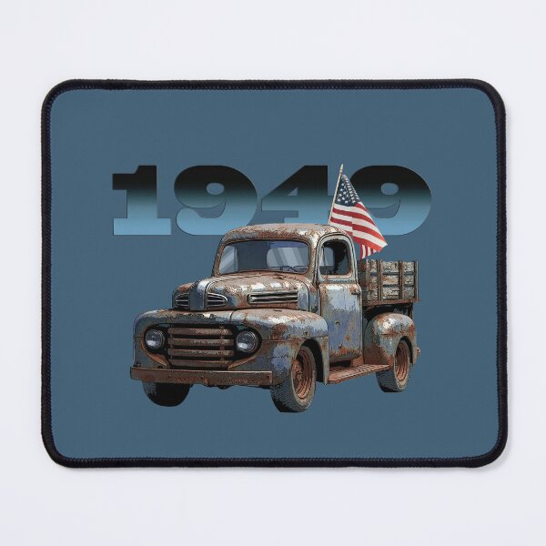 Item preview, OLD RUSTED 1949 PICKUP TRUCK, VINTAGE PICK UP, CLASSIC TRUCK designed and sold by classic car craze.