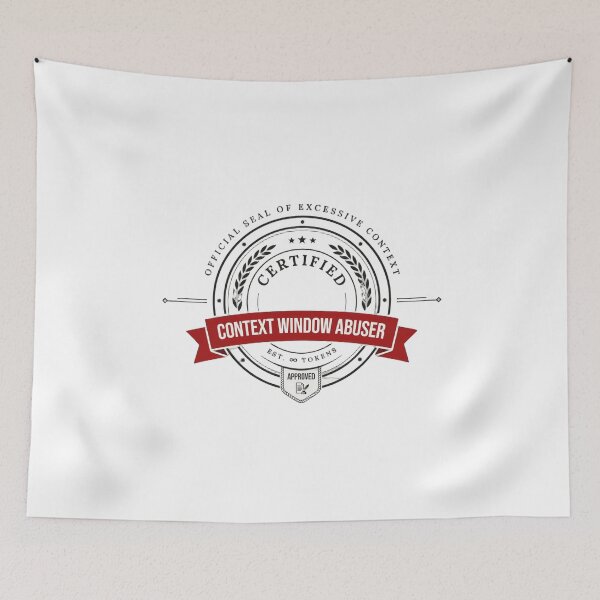 Item preview, Context Window Abuser Certified Seal designed and sold by Bianca Oltean.