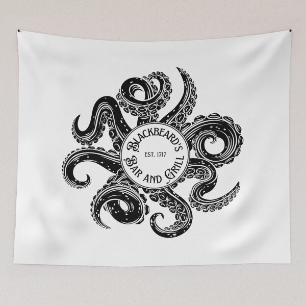 Item preview, Blackbeard's Bar and Grill designed and sold by Say Hey Kate.