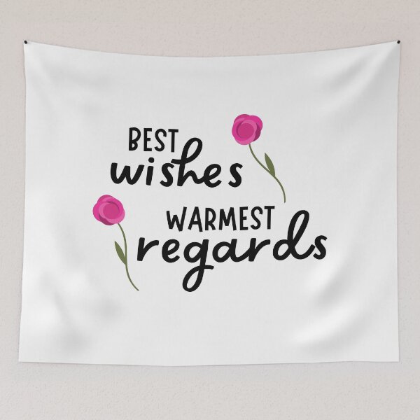 Item preview, Best Wishes, Warmest Regards designed and sold by Say Hey Kate.