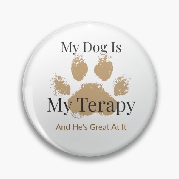 Item preview, Funny Dog Mom Gift — My Dog Is My Therapist Sticker designed and sold by AveniaOficial.