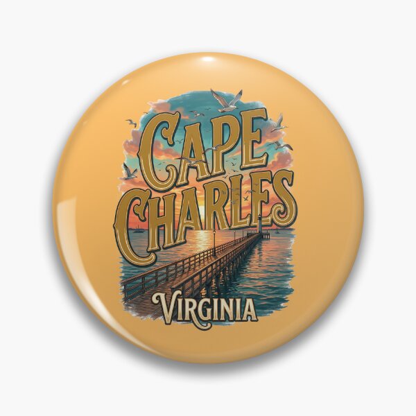 Item preview, Cape Charles Virginia Sunset Pier Coastal Escape designed and sold by MythicCotton.