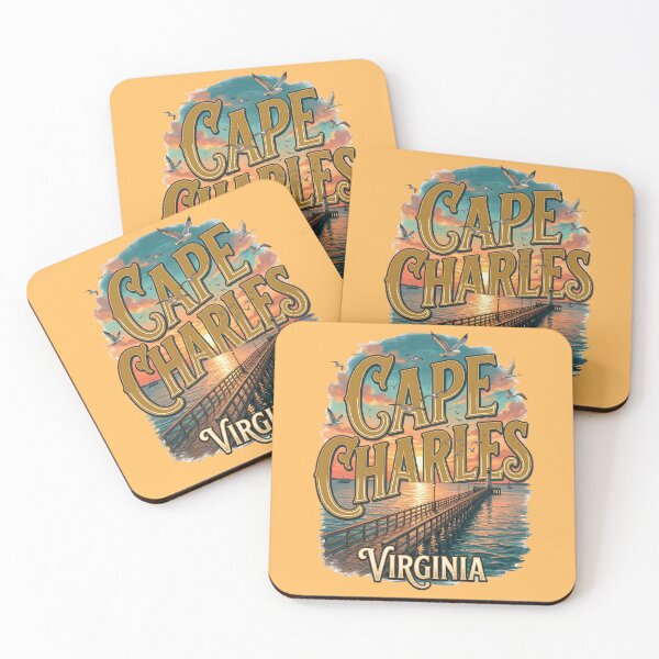 Item preview, Cape Charles Virginia Sunset Pier Coastal Escape designed and sold by MythicCotton.