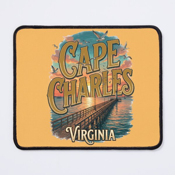 Item preview, Cape Charles Virginia Sunset Pier Coastal Escape designed and sold by MythicCotton.