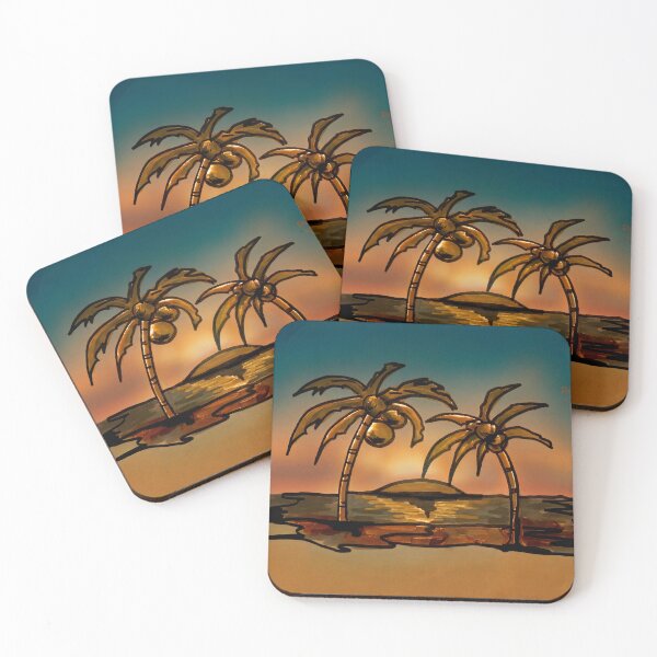 Item preview, Golden Coconut Tree designed and sold by LC Studio by LiliCondez.