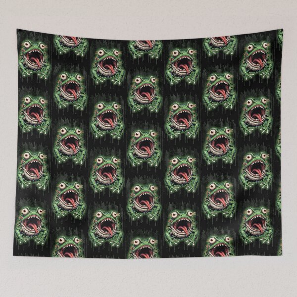 Item preview, Hacker Frog Glitch Binary Code Cyber Art designed and sold by PixelQ.