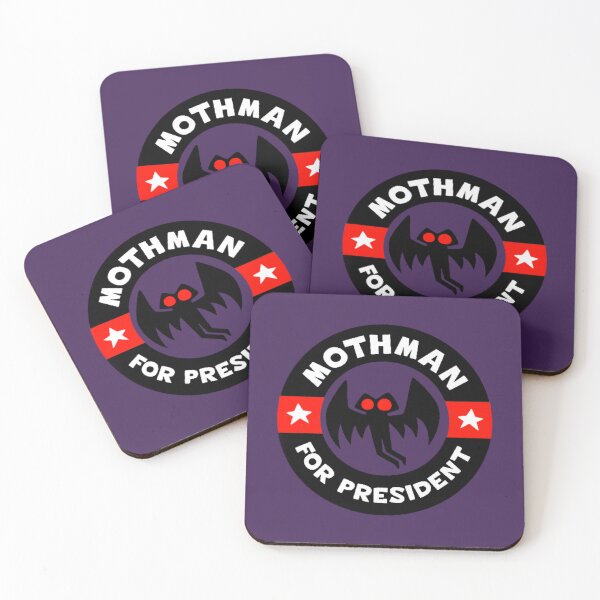 Item preview, MOTHMAN FOR PRESIDENT Badge designed and sold by inb4.