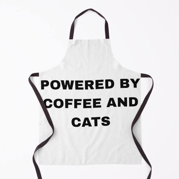 Item preview, Powered By Coffee And Cats Design designed and sold by ModernMoodCo.