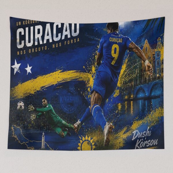 Item preview, TEAM CURACAO III | CURACAO SOCCER ART designed and sold by internlvisions.