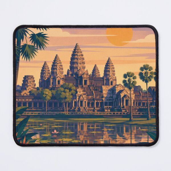 Item preview, Siem Reap Cambodia Travel Poster designed and sold by MatthewHeights.