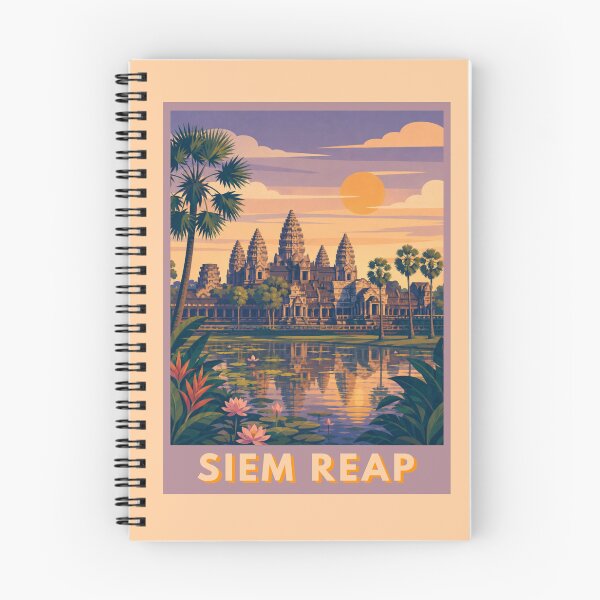 Item preview, Siem Reap Cambodia Travel Poster designed and sold by MatthewHeights.